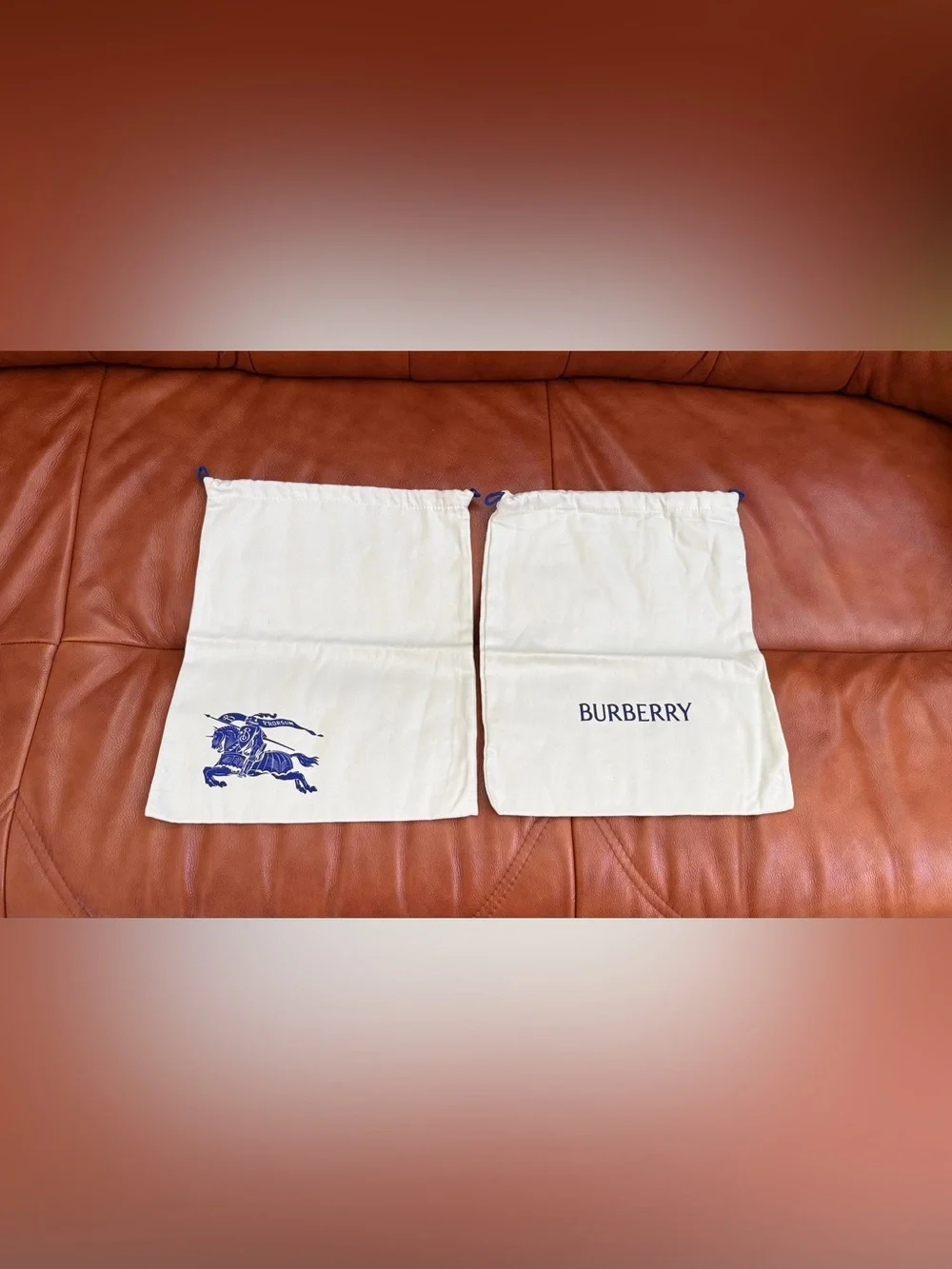 NWOT Burberry Set of 2 Dust Bag